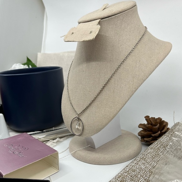 Purely Silver 999 Fine Silver Adjustable Necklace with Circle Pendant Charm - Picture 7 of 16